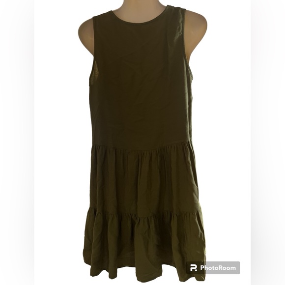 EUC VOTEPRETTY Womens' Boho Summer Dress Mini Solid Loose Lace - Picture 3 of 5